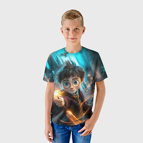 Детская футболка Милый Гарри Поттер / 3D-принт – фото 3