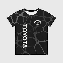 Футболка детская Toyota - монохромный аква, цвет: 3D-принт