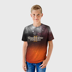Футболка детская Kingdom Come Deliverance 2 logo, цвет: 3D-принт — фото 2