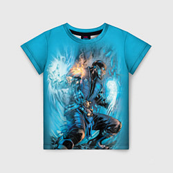 Футболка детская Mortal Kombat - Sub-Zero, цвет: 3D-принт