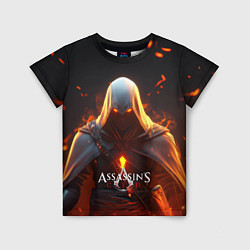 Футболка детская Assassins Creed fire, цвет: 3D-принт