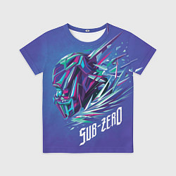 Футболка детская Саб-Зиро синий - Mortal Kombat, цвет: 3D-принт