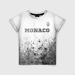 Футболка детская Monaco - white gradient посередине, цвет: 3D-принт