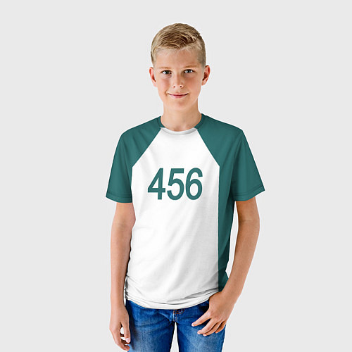 Детская футболка Форма номер 456 / 3D-принт – фото 3