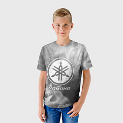 Футболка детская Yamaha - grey gradient, цвет: 3D-принт — фото 2