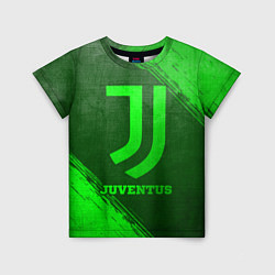 Футболка детская Juventus - green gradient, цвет: 3D-принт
