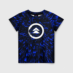 Футболка детская Ghost of Tsushima blue energy, цвет: 3D-принт
