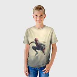 Футболка детская Человек паук в прыжке, цвет: 3D-принт — фото 2