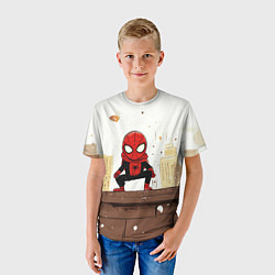 Футболка детская Мини человек-паук, цвет: 3D-принт — фото 2