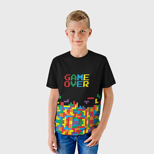 Детская футболка Game over / 3D-принт – фото 3