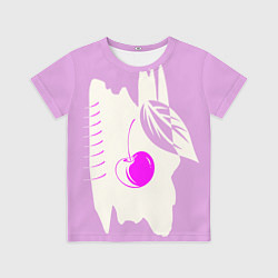 Футболка детская Вишневый коллаж, цвет: 3D-принт