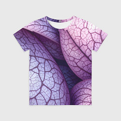 Футболка детская Прожилки экзотического растения, цвет: 3D-принт