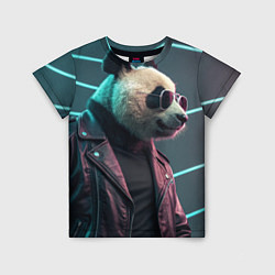 Футболка детская Cyberpunk panda, цвет: 3D-принт