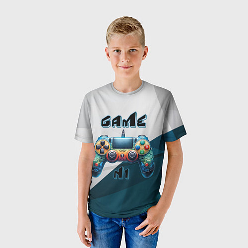 Детская футболка Игровой джойстик / 3D-принт – фото 3