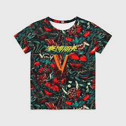 Футболка детская God of War битва огня, цвет: 3D-принт