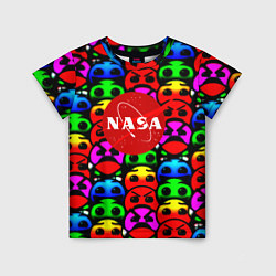 Футболка детская NASA smile, цвет: 3D-принт