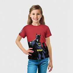 Футболка детская Бэтмен показывает класс, цвет: 3D-принт — фото 2