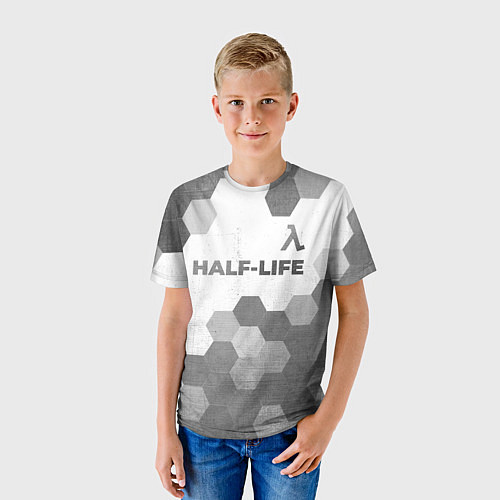 Детская футболка Half-Life - white gradient посередине / 3D-принт – фото 3