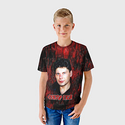 Футболка детская Сектор газа фото Юрий Хой, цвет: 3D-принт — фото 2