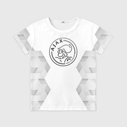 Футболка детская Ajax white poly, цвет: 3D-принт
