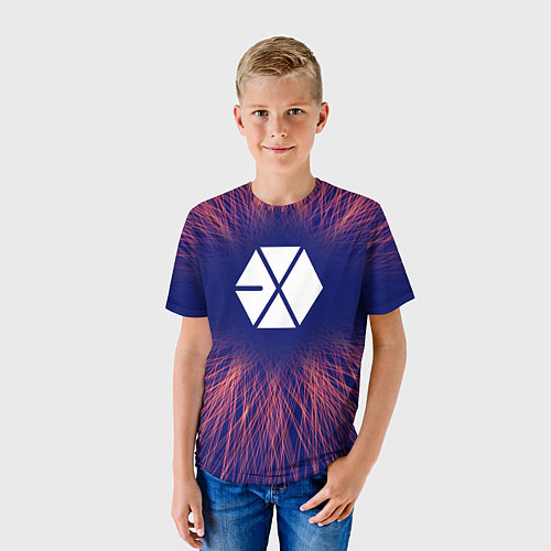 Детская футболка Exo red energy / 3D-принт – фото 3