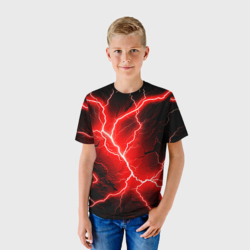 Детская футболка Lightning / 3D-принт – фото 3