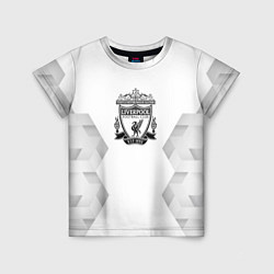 Футболка детская Liverpool white poly, цвет: 3D-принт