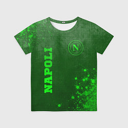 Футболка детская Napoli - green gradient вертикально, цвет: 3D-принт