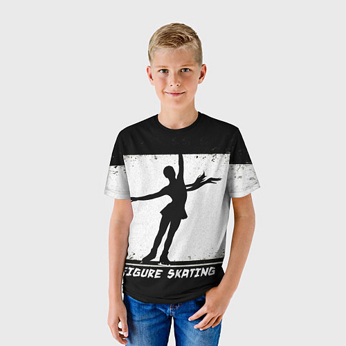 Детская футболка Figure skating / 3D-принт – фото 3