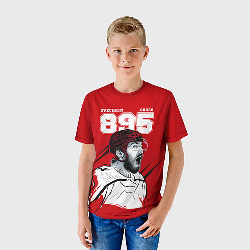 Детская футболка Alex Ovechkin 895 / 3D-принт – фото 3
