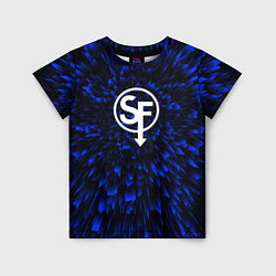 Футболка детская Sally Face blue energy, цвет: 3D-принт