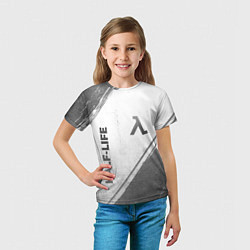 Футболка детская Half-Life - white gradient вертикально, цвет: 3D-принт — фото 2