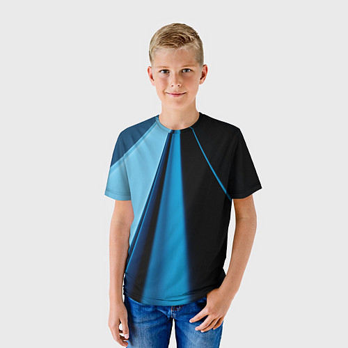 Детская футболка Black blue / 3D-принт – фото 3