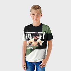 Футболка детская Магомед Анкалаев боец ММА, цвет: 3D-принт — фото 2