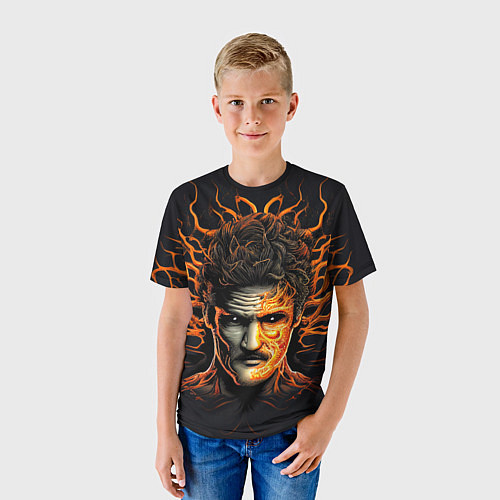 Детская футболка The last of us - зараженный Джоел / 3D-принт – фото 3