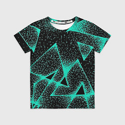 Футболка детская The triangle is light blue, цвет: 3D-принт