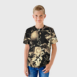 Футболка детская Дарт Вейдер Йода Чубакка и другие из Star Wars, цвет: 3D-принт — фото 2