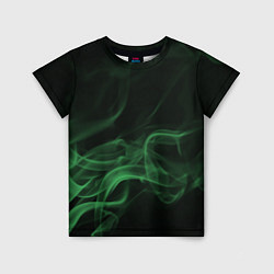 Футболка детская Color smoke green, цвет: 3D-принт