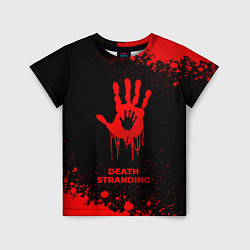 Футболка детская Death Stranding - red gradient, цвет: 3D-принт