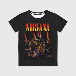 Футболка детская Nirvana unplugget, цвет: 3D-принт