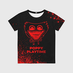 Футболка детская Poppy Playtime - red gradient, цвет: 3D-принт
