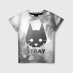 Футболка детская Stray - white gradient, цвет: 3D-принт