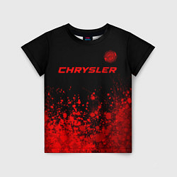 Футболка детская Chrysler - red gradient посередине, цвет: 3D-принт