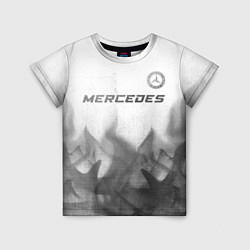 Футболка детская Mercedes - white gradient посередине, цвет: 3D-принт