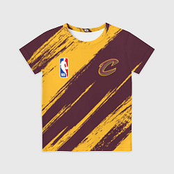 Футболка детская Кливленд Кавальерс - команда НБА, цвет: 3D-принт