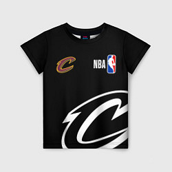 Футболка детская Cleveland Cavaliers basketball, цвет: 3D-принт