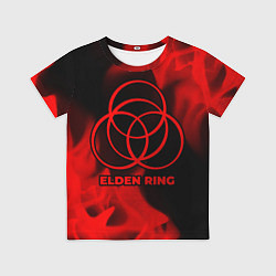 Футболка детская Elden Ring - red gradient, цвет: 3D-принт