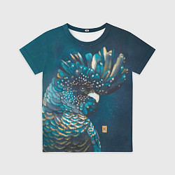 Футболка детская Попугай акварельный - big picture, цвет: 3D-принт
