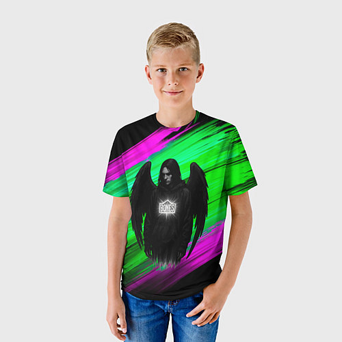 Детская футболка Bones падший ангел / 3D-принт – фото 3