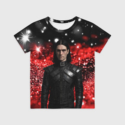 Футболка детская Bones в кожаной куртке, цвет: 3D-принт